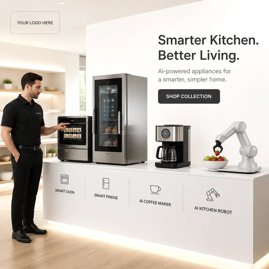 RoboHubMealのキッチン機器が稼働している様子